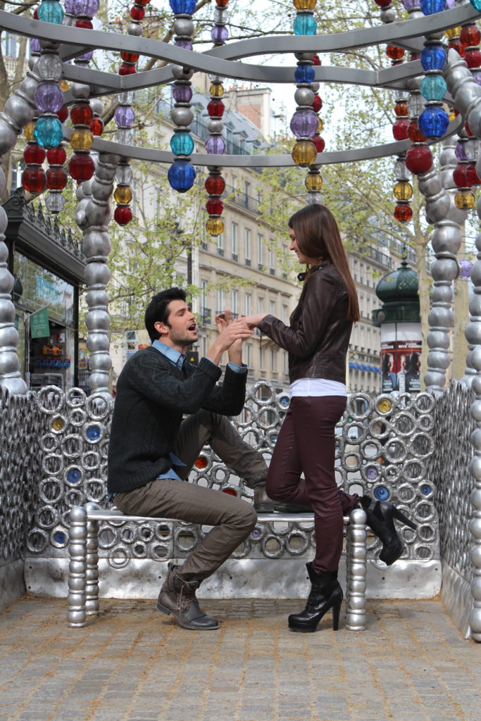 Banc pour déclaration d'amour à Paris (Photo Didier Messina)